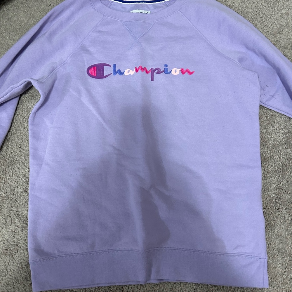 Champion Lavender Crewneck Sweatshirt